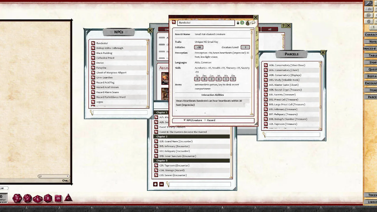 Fantasy Grounds - Aegis of Empires - AE2 - The Ebon Soul Screenshot 1