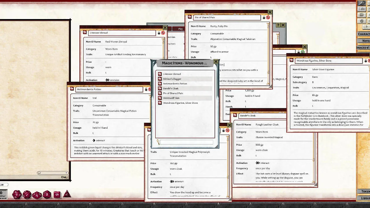 Fantasy Grounds - Aegis of Empires - AE2 - The Ebon Soul Screenshot 2