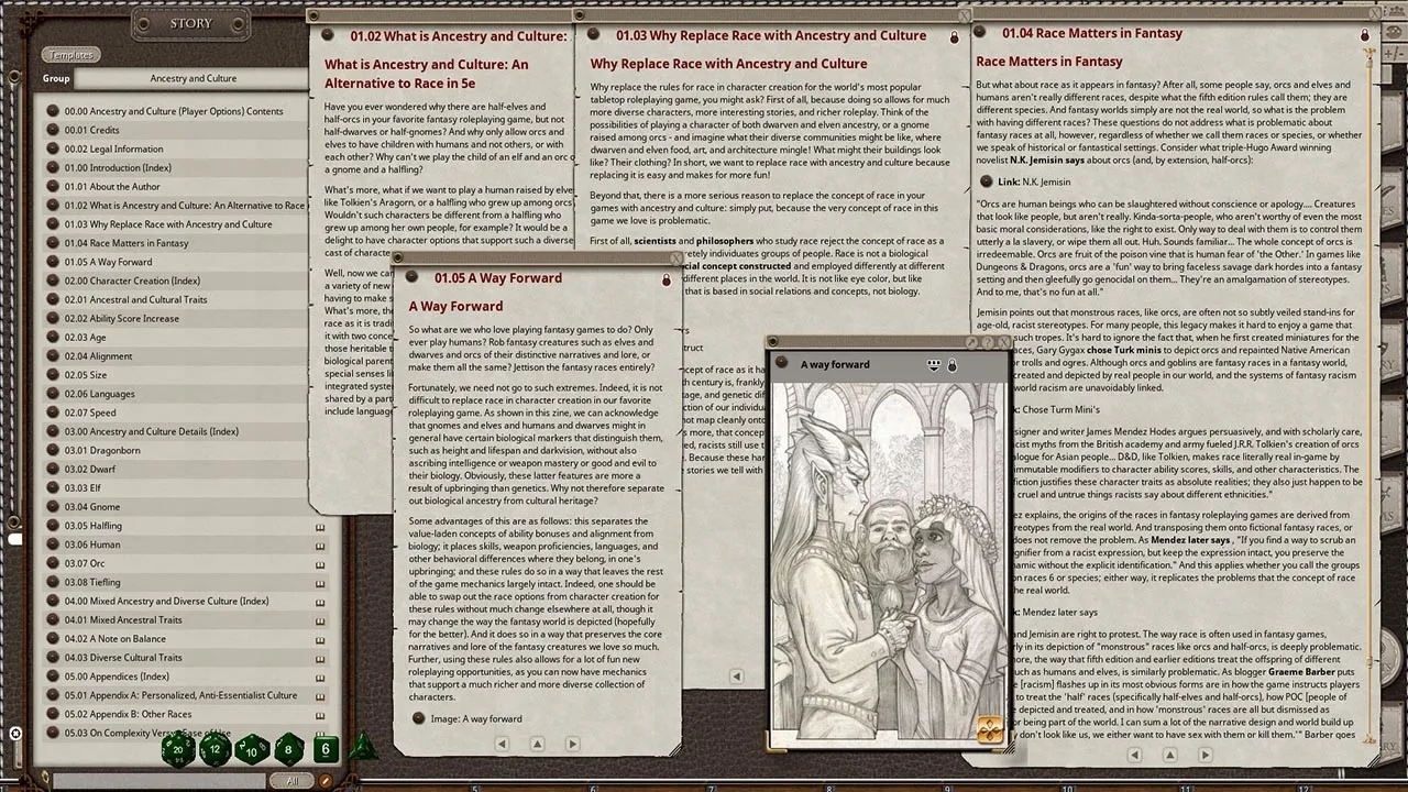 Fantasy Grounds - Ancestry & Culture: An Alternative to Race in 5e Screenshot 1