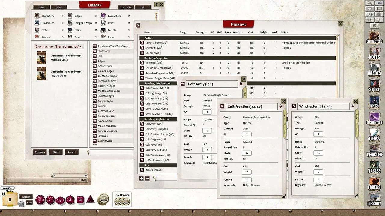 Fantasy Grounds - Deadlands: The Weird West (Core Rules Book) Screenshot 5