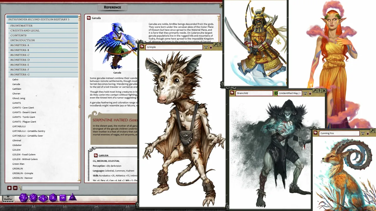 Fantasy Grounds - Pathfinder 2 RPG - Bestiary 3 Screenshot 3