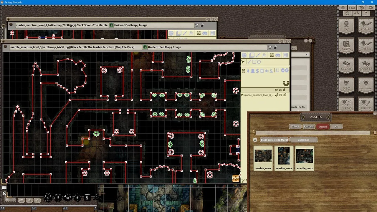 Fantasy Grounds - Black Scrolls The Marble Sanctum Screenshot 4