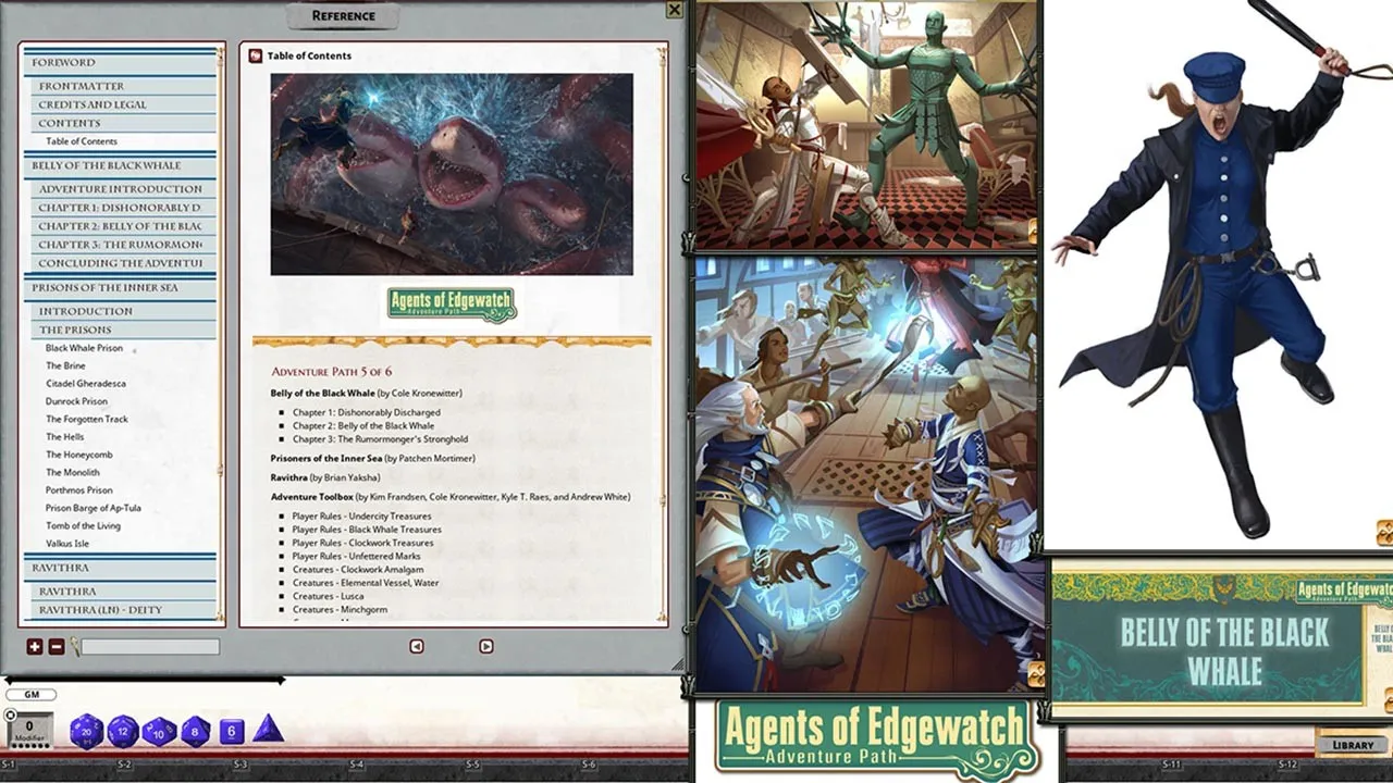 Fantasy Grounds - Pathfinder 2 RPG - Agents of Edgewatch AP 5: Belly of the Black Whale Screenshot 3
