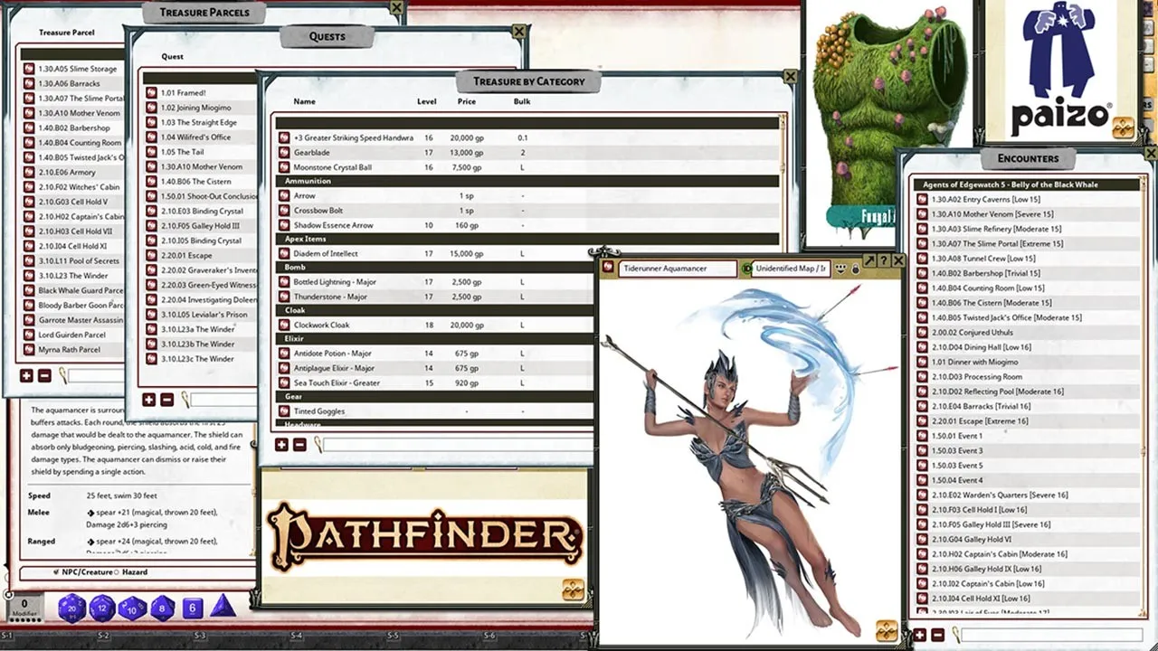 Fantasy Grounds - Pathfinder 2 RPG - Agents of Edgewatch AP 5: Belly of the Black Whale Screenshot 5