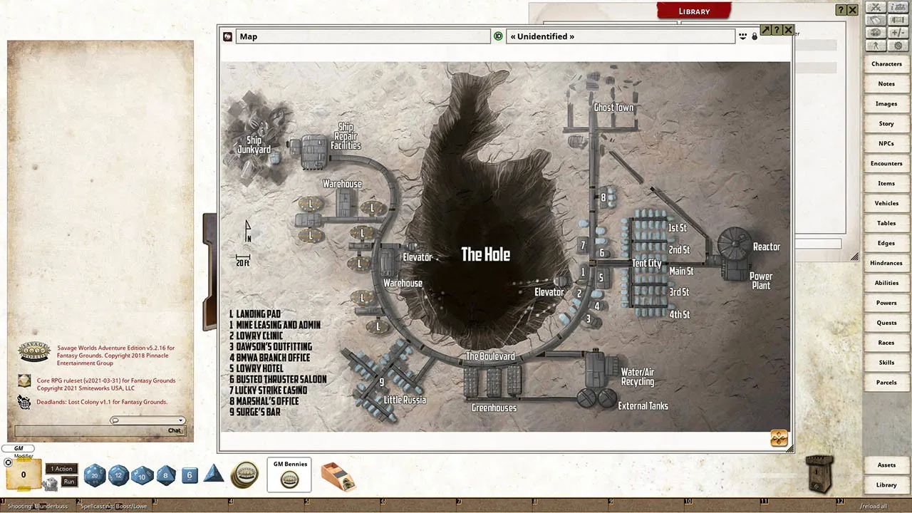Fantasy Grounds - Deadlands Lost Colony: Widowmaker Screenshot 3
