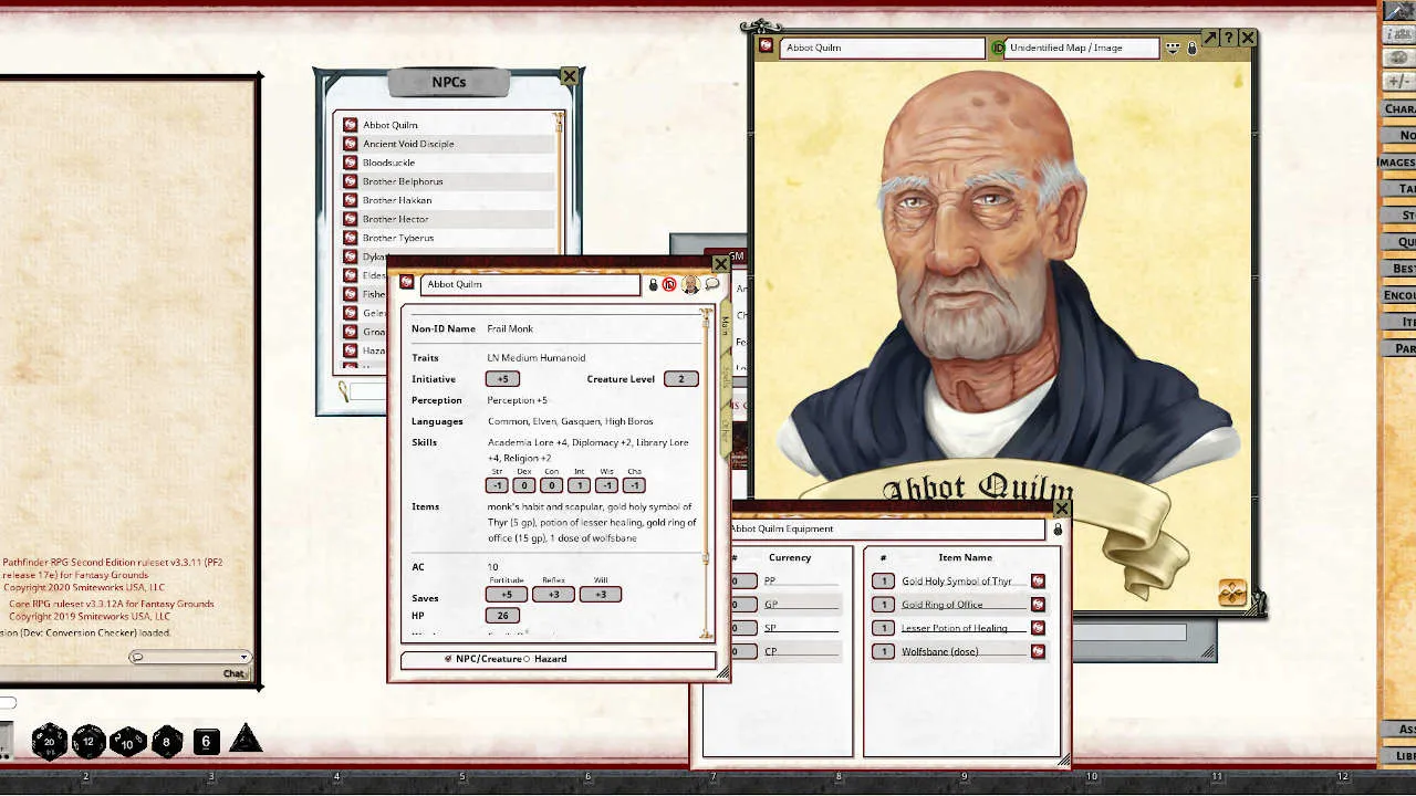 Fantasy Grounds - Aegis of Empires 3: When Comes the Moon Screenshot 0