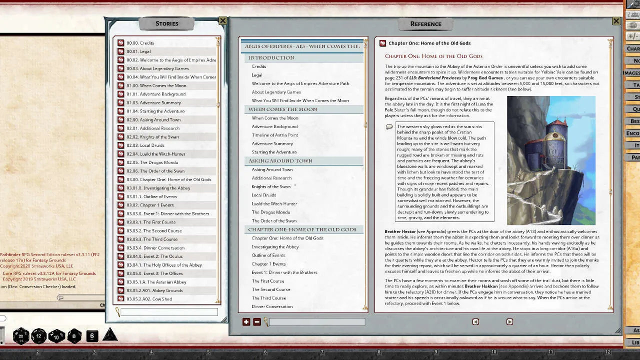 Fantasy Grounds - Aegis of Empires 3: When Comes the Moon Screenshot 4