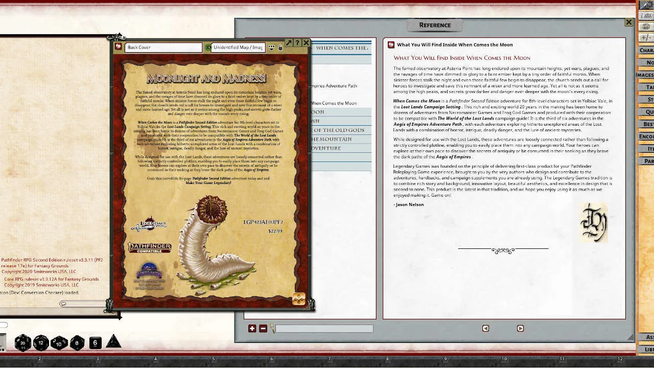 Fantasy Grounds - Aegis of Empires 3: When Comes the Moon Screenshot 2