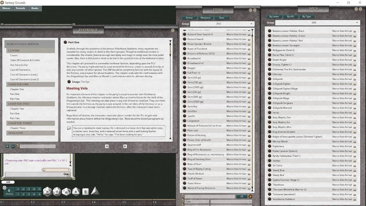 Fantasy Grounds - D&D Classics: Marco Volo Arrival (2E) Screenshot 1