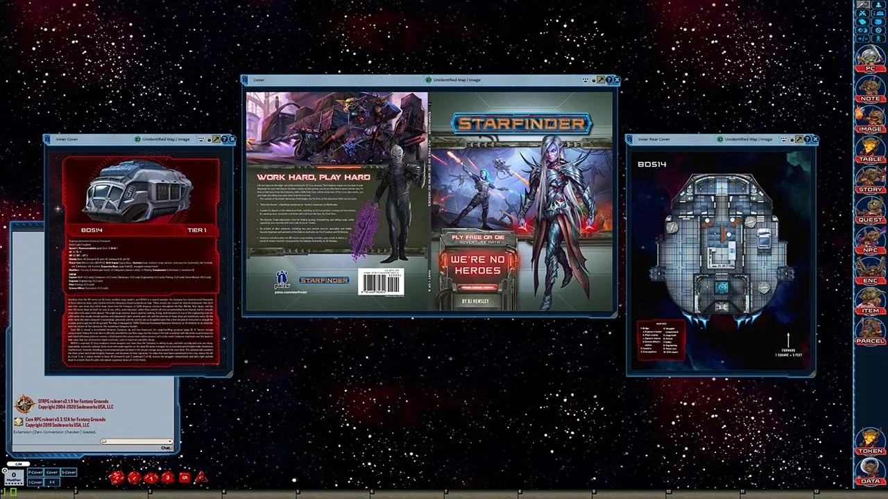 Fantasy Grounds - Starfinder RPG - Starfinder Adventure Path #34: We're No Heroes (Fly Free or Die 1 of 6) Screenshot 5