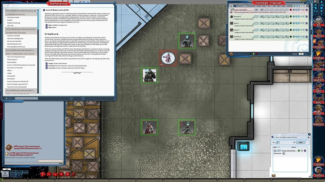 Fantasy Grounds - Starfinder RPG - Starfinder Adventure Path #34: We're No Heroes (Fly Free or Die 1 of 6) Screenshot 3