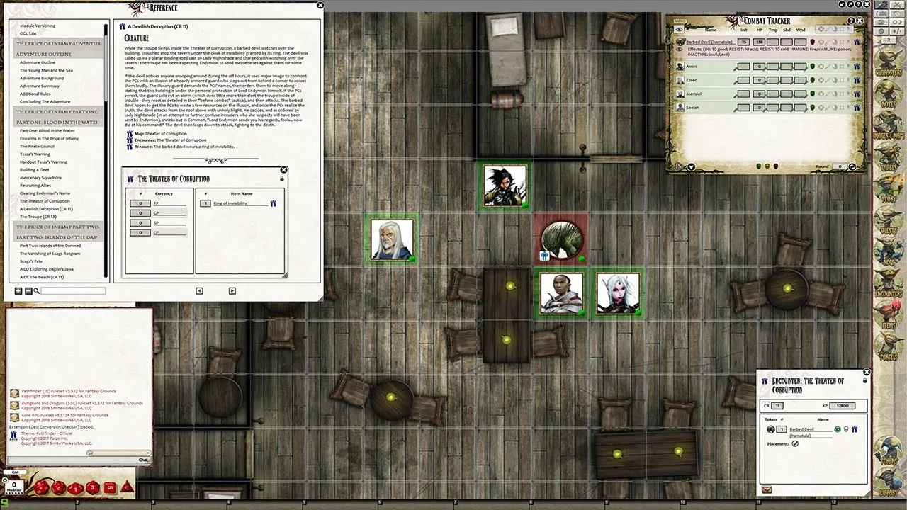 Fantasy Grounds - Pathfinder RPG - Skull & Shackles AP 5: The Price of Infamy Screenshot 5