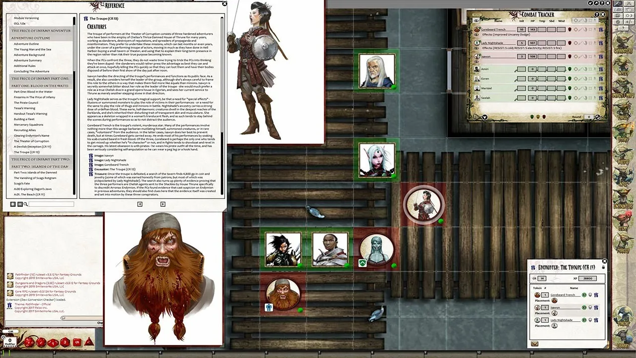 Fantasy Grounds - Pathfinder RPG - Skull & Shackles AP 5: The Price of Infamy Screenshot 4
