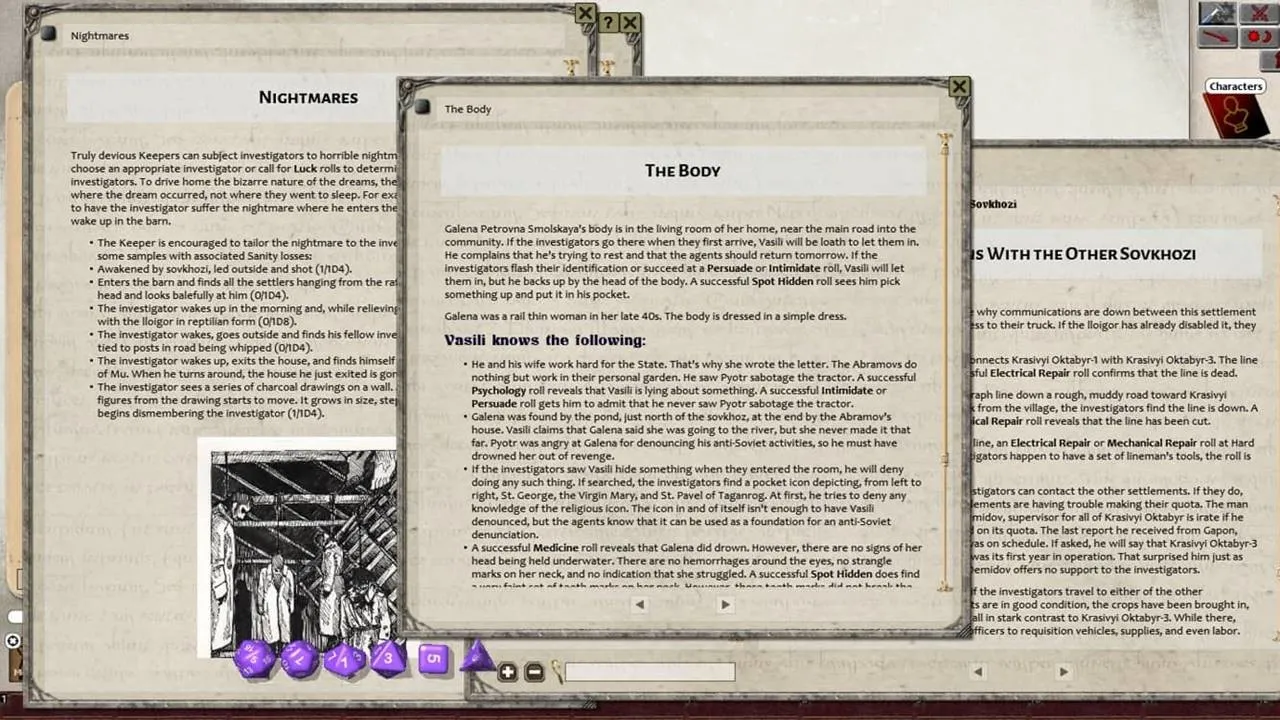 Fantasy Grounds - Cold Harvest Screenshot 4