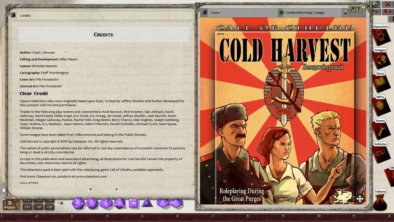 Fantasy Grounds - Cold Harvest Screenshot 1