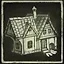 Stone house icon