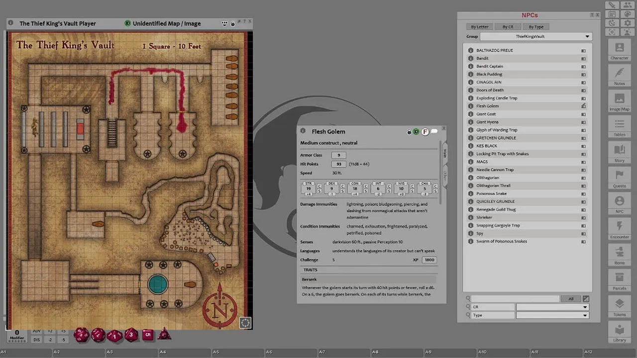 Fantasy Grounds - Thief King's Vault Screenshot 1
