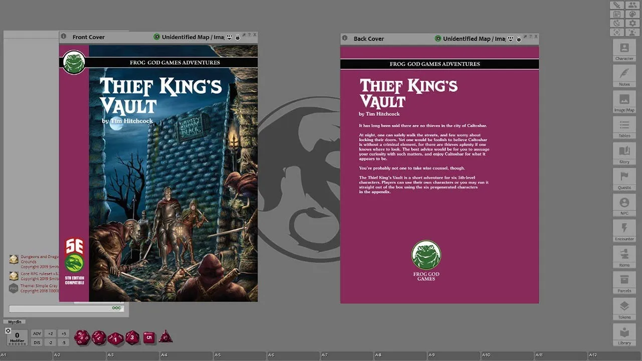 Fantasy Grounds - Thief King's Vault Screenshot 5