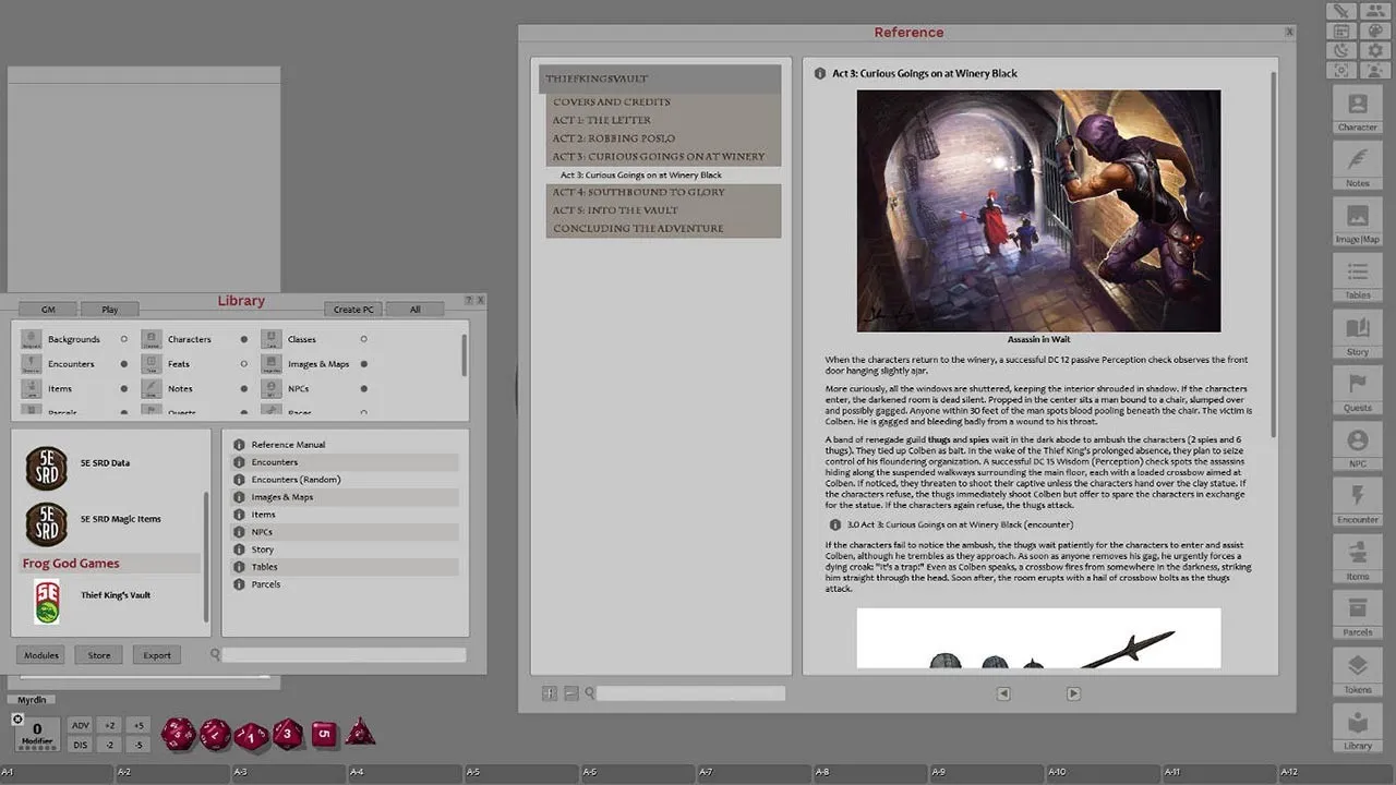 Fantasy Grounds - Thief King's Vault Screenshot 0