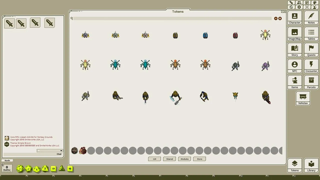 Fantasy Grounds - Space Dwellers! Screenshot 0