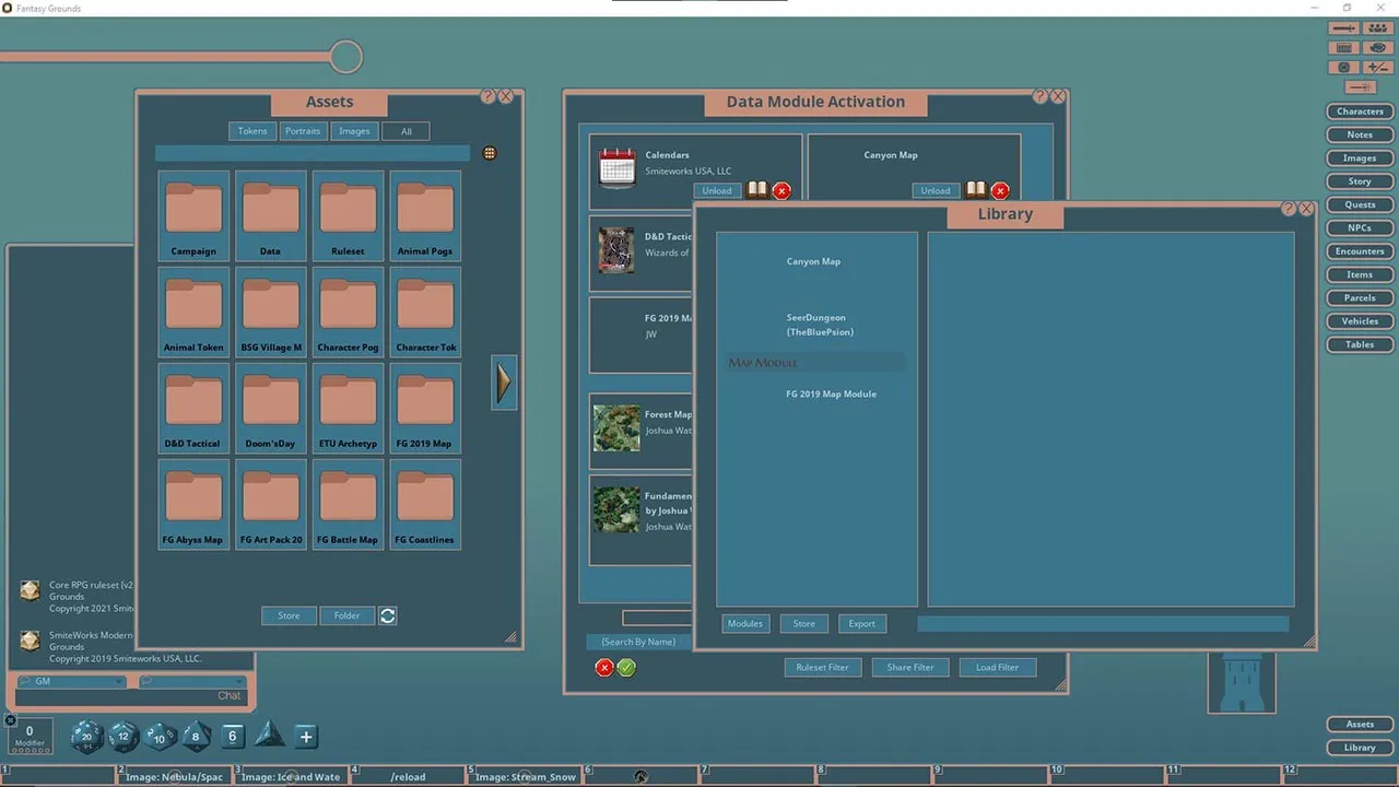 Fantasy Grounds - FG Theme - Modern Screenshot 0