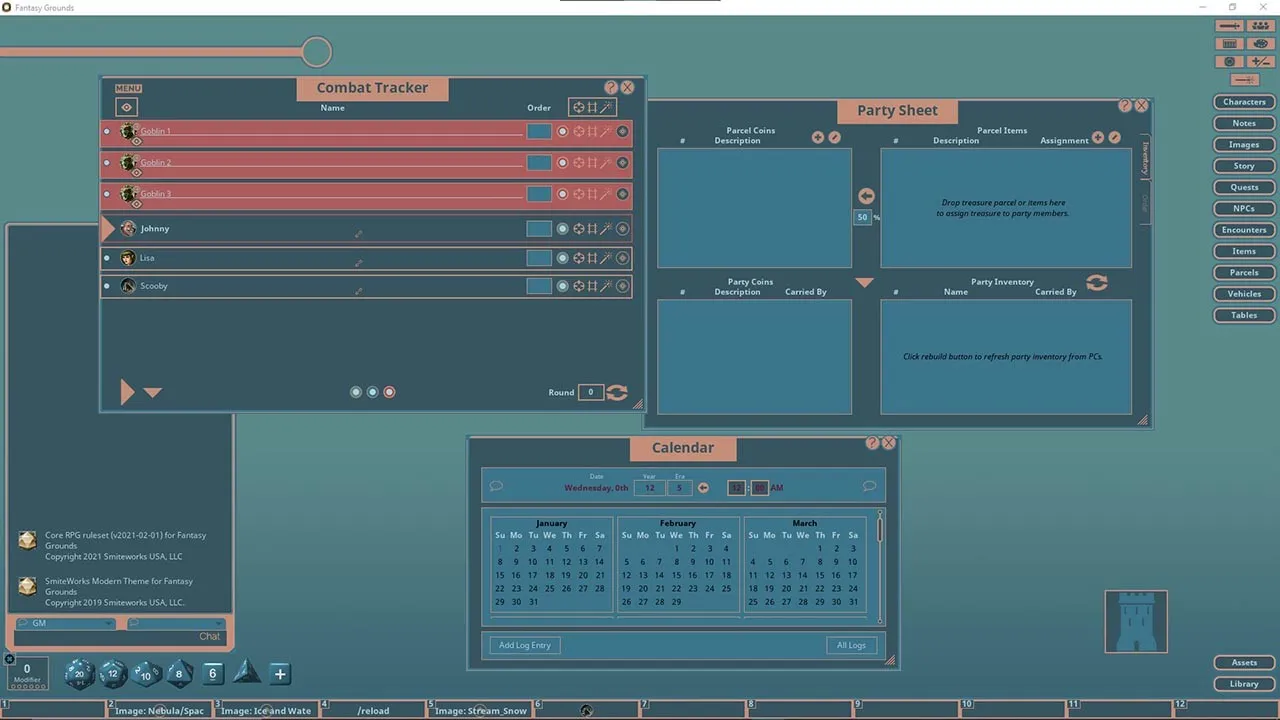 Fantasy Grounds - FG Theme - Modern Screenshot 4