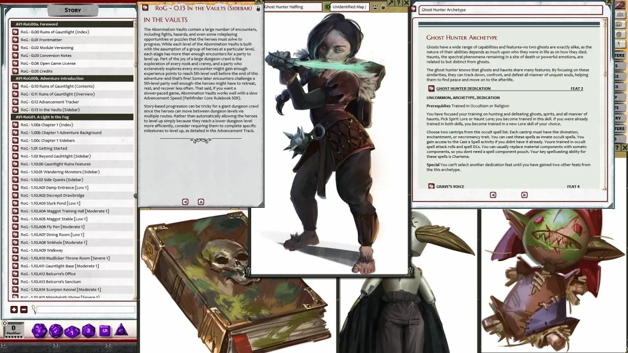 Fantasy Grounds - Pathfinder 2 RPG - Pathfinder Adventure Path #163: Ruins of Gauntlight (Abomination Vaults 1 of 3) Screenshot 6