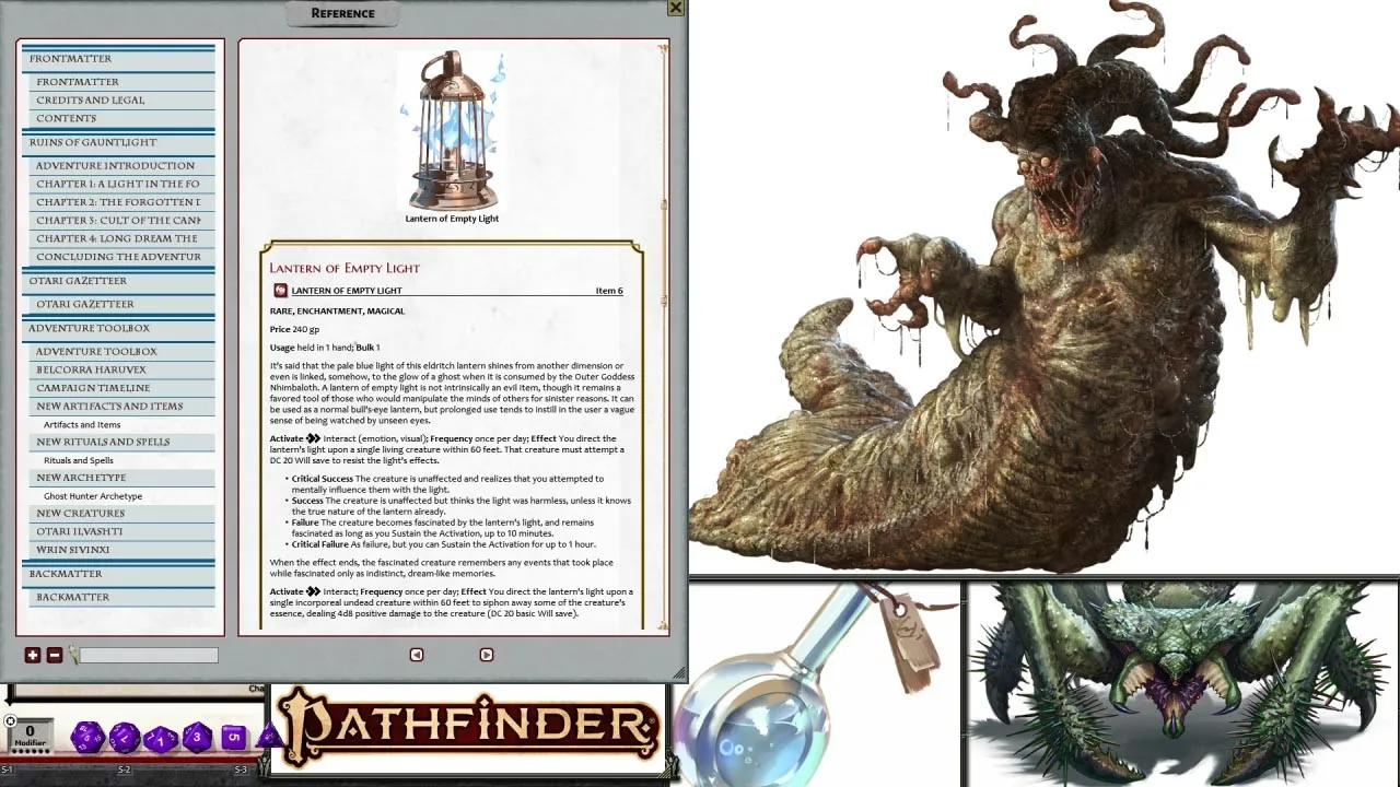 Fantasy Grounds - Pathfinder 2 RPG - Pathfinder Adventure Path #163: Ruins of Gauntlight (Abomination Vaults 1 of 3) Screenshot 3