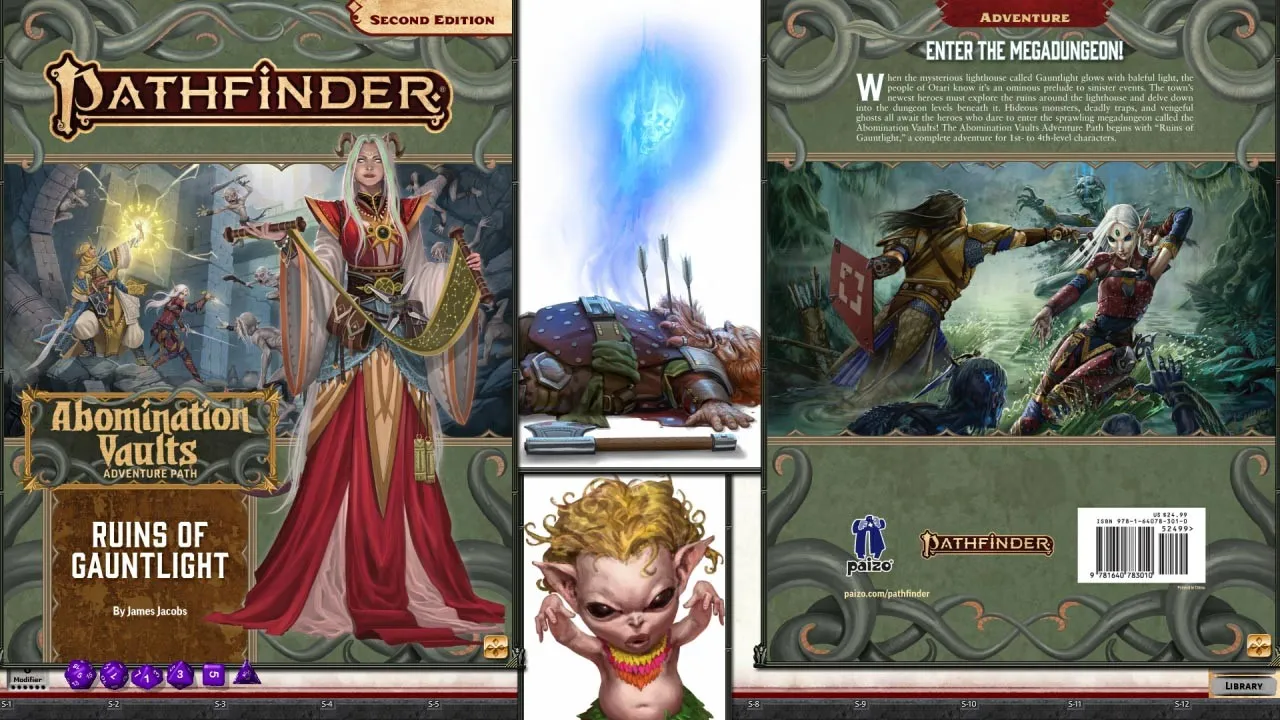 Fantasy Grounds - Pathfinder 2 RPG - Pathfinder Adventure Path #163: Ruins of Gauntlight (Abomination Vaults 1 of 3) Screenshot 5