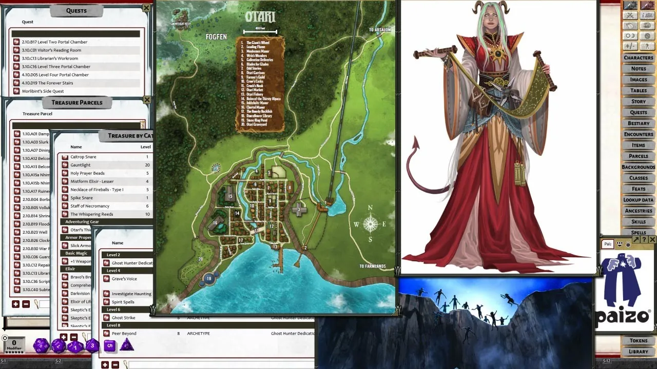 Fantasy Grounds - Pathfinder 2 RPG - Pathfinder Adventure Path #163: Ruins of Gauntlight (Abomination Vaults 1 of 3) Screenshot 4