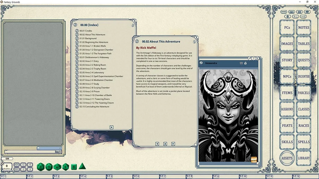 Fantasy Grounds - Fifth Edition Fantasy #11: The Archmage's Lost Hideaway Screenshot 1