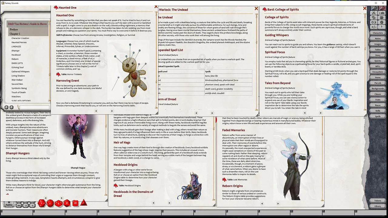 Fantasy Grounds - D&D Van Richten's Guide to Ravenloft Screenshot 3