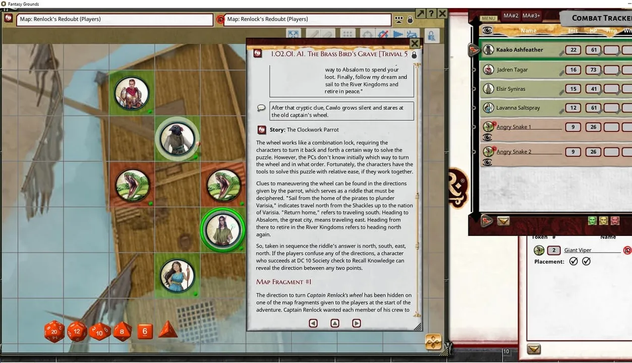 Fantasy Grounds - Pathfinder 2 RPG - Sundered Waves Screenshot 1