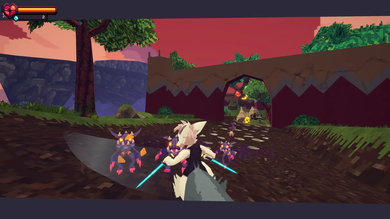 Inukari 3D - Shattered World Screenshot 1