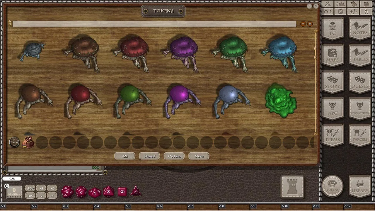 Fantasy Grounds - Jans Tokenpack 22 - Oozes and Fungus Screenshot 1