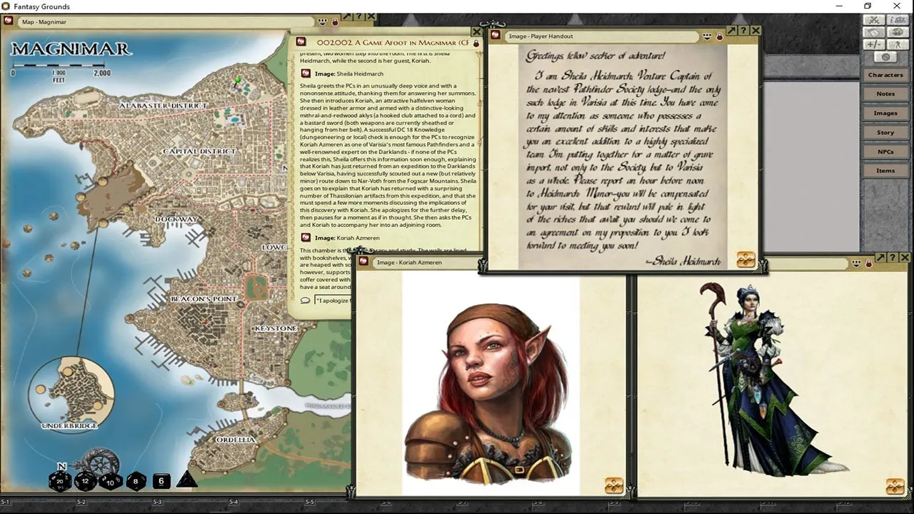 Fantasy Grounds - Pathfinder RPG - Shattered Star AP 1: Shards of Sin Screenshot 1