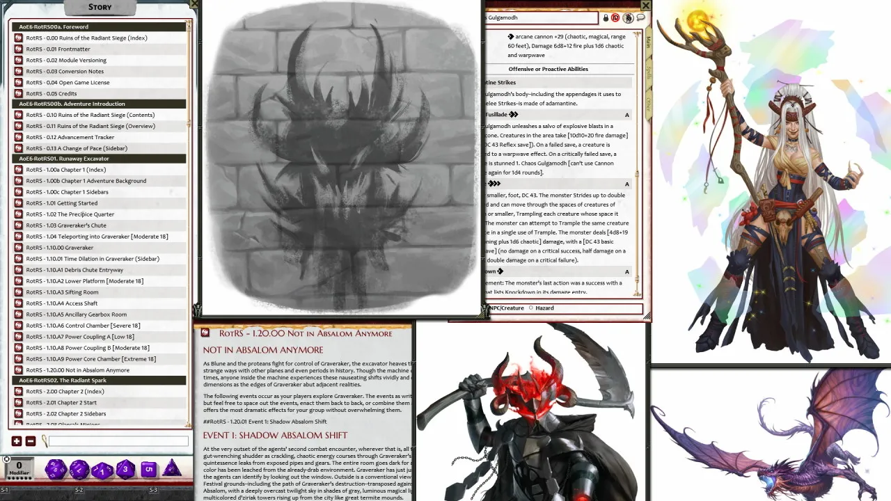 Fantasy Grounds - Pathfinder 2 RPG - Agents of Edgewatch AP 6: Ruins of the Radiant Siege Screenshot 0