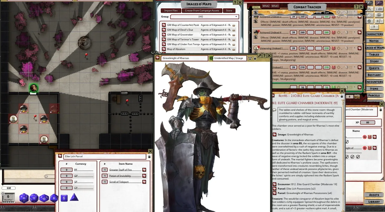 Fantasy Grounds - Pathfinder 2 RPG - Agents of Edgewatch AP 6: Ruins of the Radiant Siege Screenshot 6
