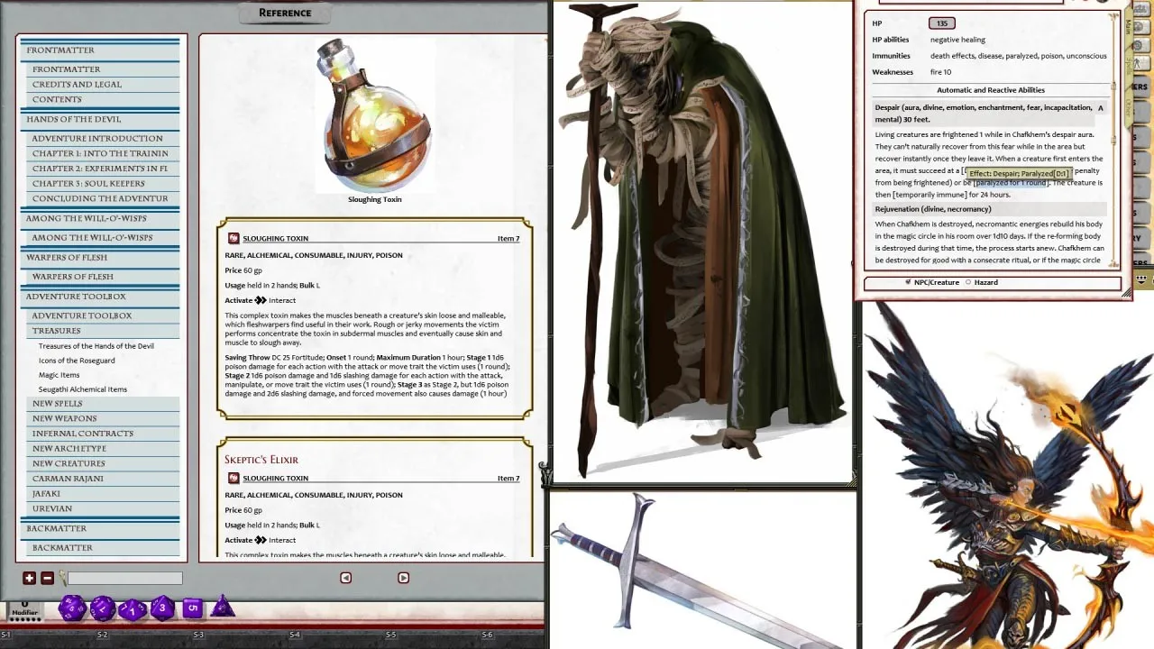 Fantasy Grounds - Pathfinder 2 RPG - Pathfinder Adventure Path #164: Hands of the Devil (Abomination Vaults 2 of 3) Screenshot 3