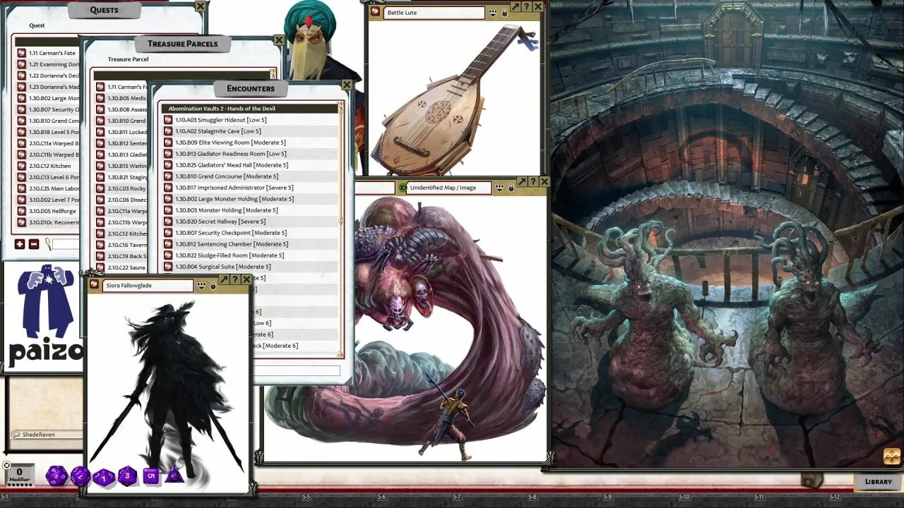 Fantasy Grounds - Pathfinder 2 RPG - Pathfinder Adventure Path #164: Hands of the Devil (Abomination Vaults 2 of 3) Screenshot 5