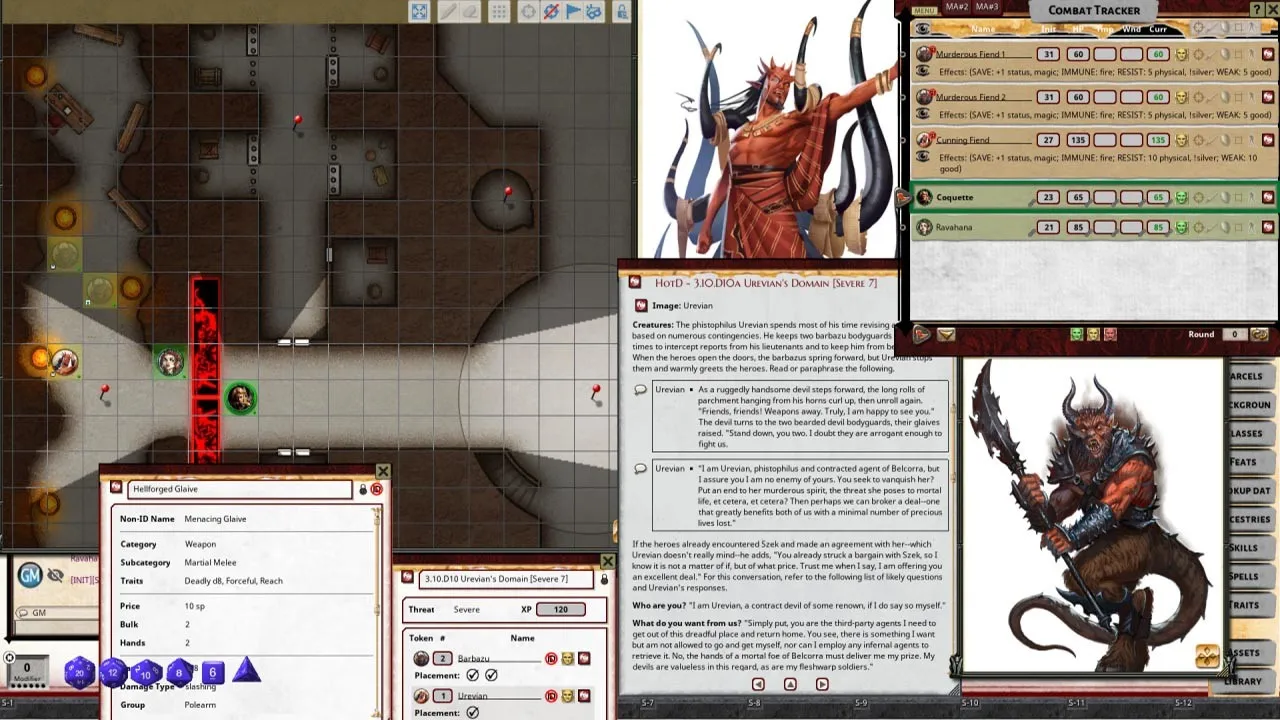 Fantasy Grounds - Pathfinder 2 RPG - Pathfinder Adventure Path #164: Hands of the Devil (Abomination Vaults 2 of 3) Screenshot 1