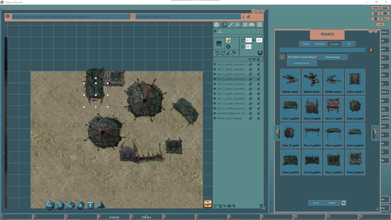 Fantasy Grounds - FG Goblin Camp Map Pack Screenshot 1
