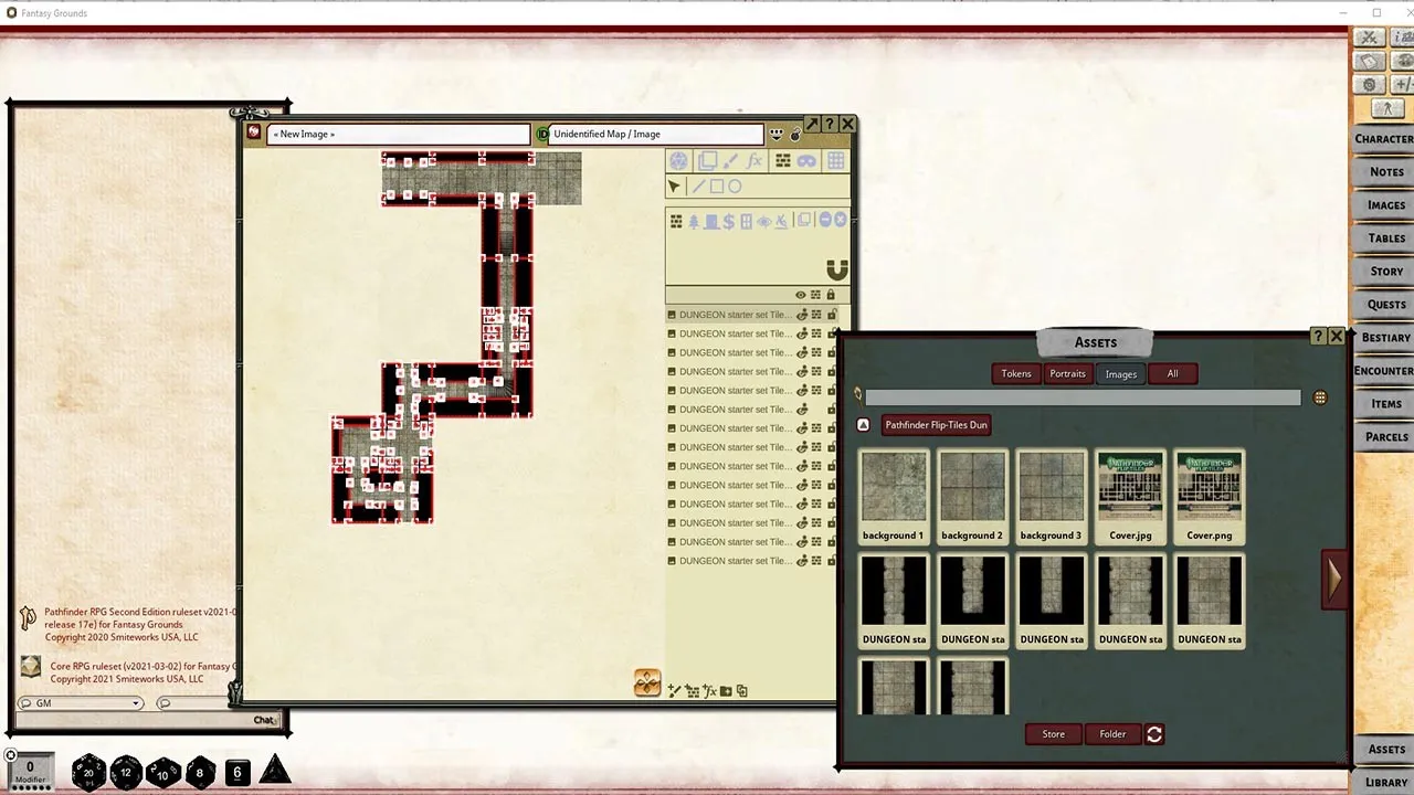 Fantasy Grounds - Pathfinder RPG - Pathfinder Flip-Tiles: Dungeon Starter Set Screenshot 4