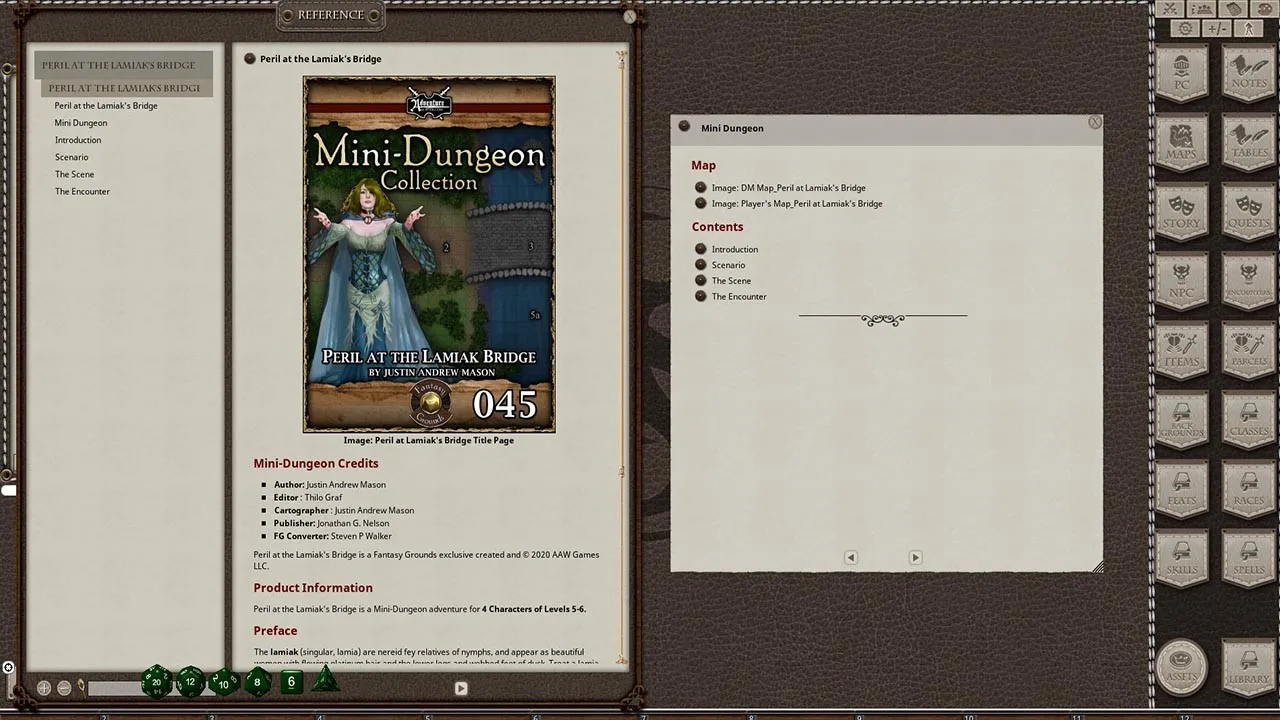 Fantasy Grounds - Mini-Dungeons Bundle #041-045 Screenshot 1