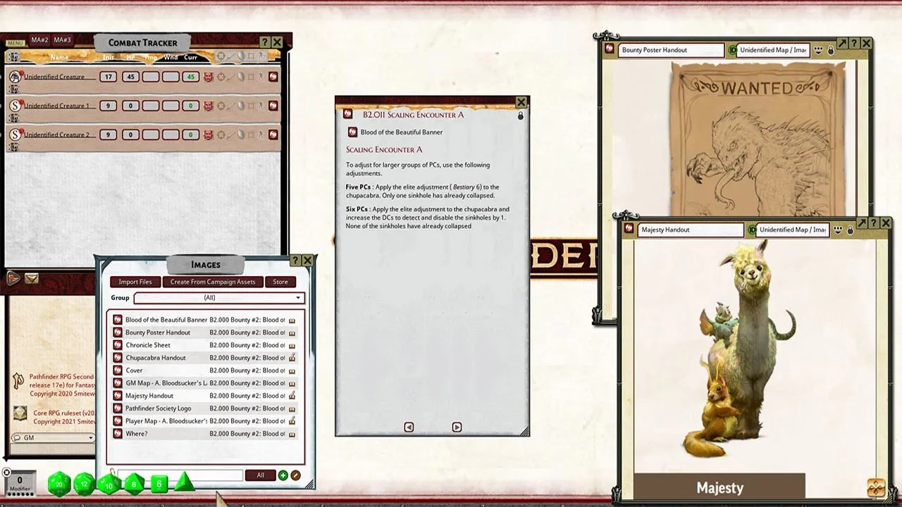 Fantasy Grounds - Pathfinder RPG - Pathfinder Bounty #2: Blood of the Beautiful Screenshot 1