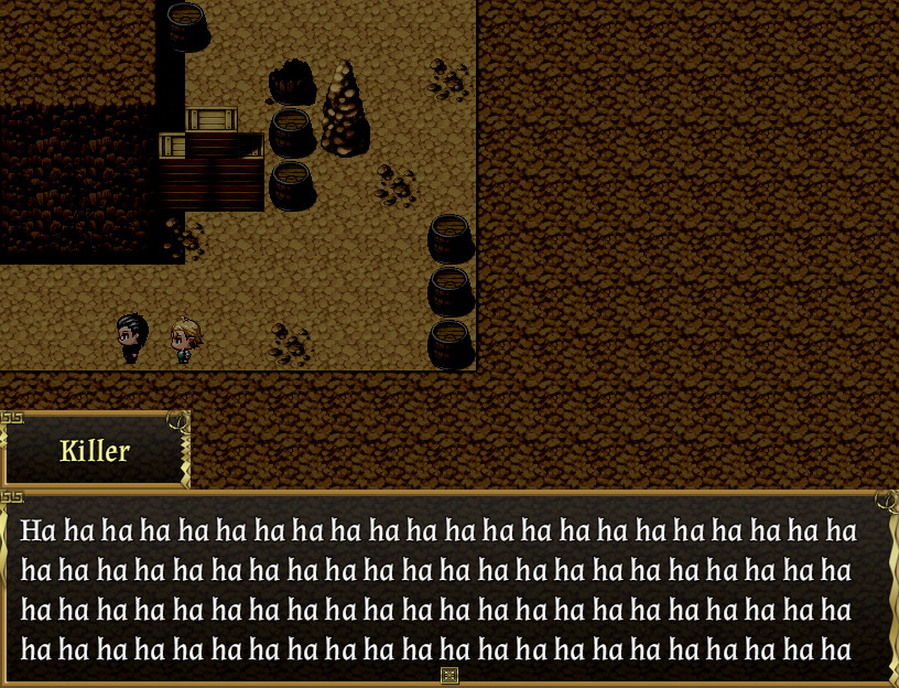 Lukewarm Massacre: The killer who may or may not be a moron. Screenshot 2