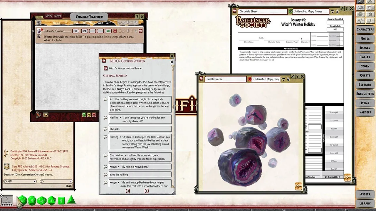 Fantasy Grounds - Pathfinder RPG - Pathfinder Bounty #5: Witch's Winter Holiday Screenshot 4