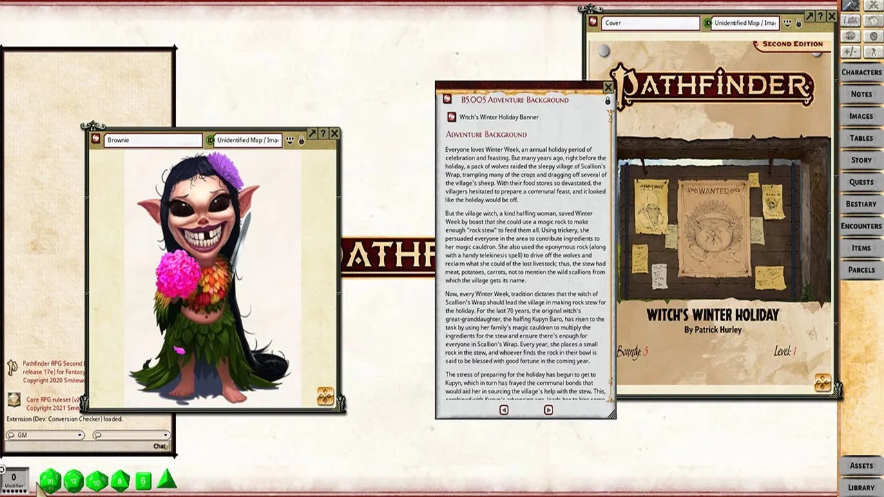Fantasy Grounds - Pathfinder RPG - Pathfinder Bounty #5: Witch's Winter Holiday Screenshot 0