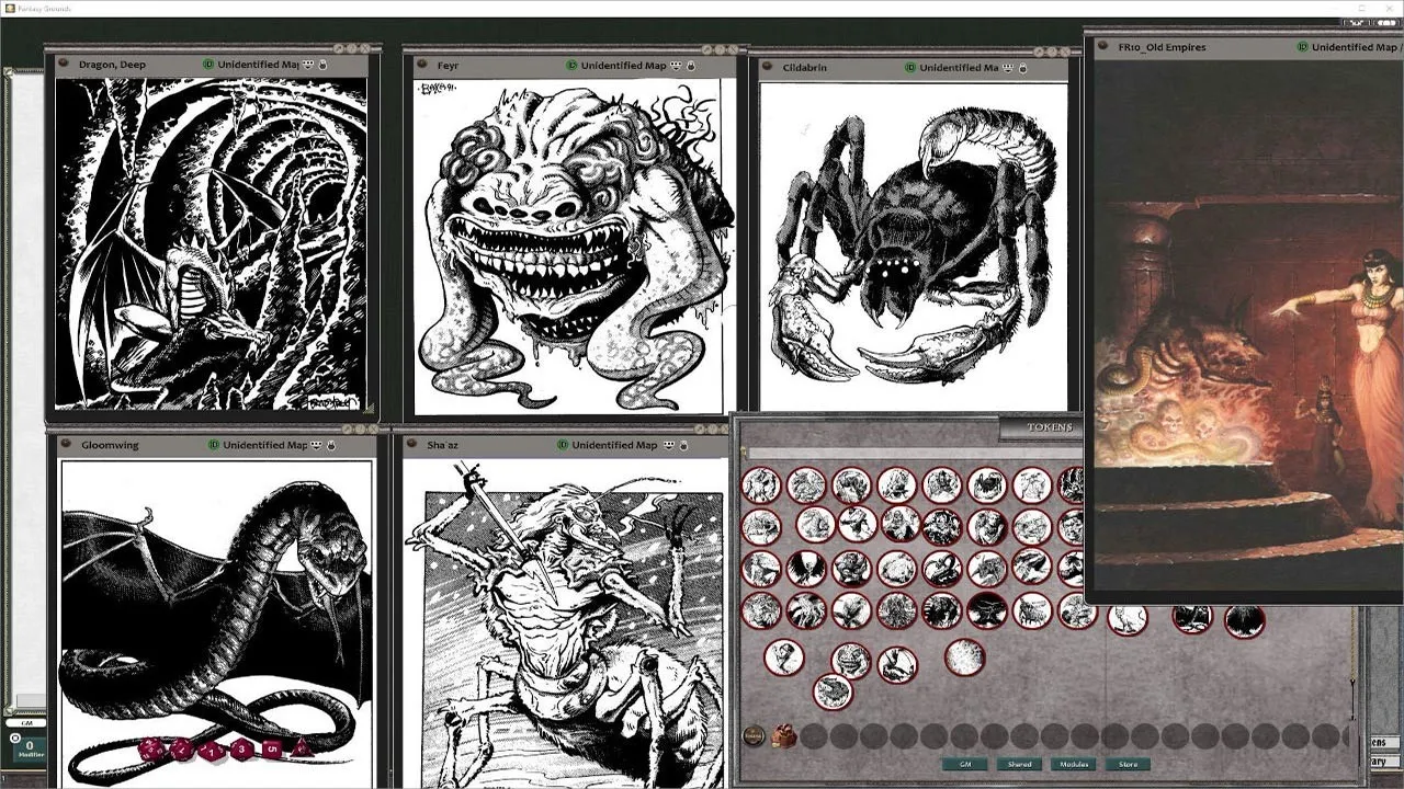 Fantasy Grounds - MC11 Monstrous Compendium Forgotten Realms Appendix (2E) Screenshot 6