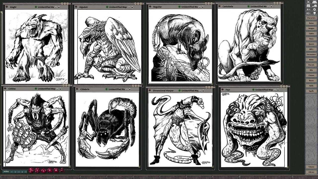 Fantasy Grounds - MC11 Monstrous Compendium Forgotten Realms Appendix (2E) Screenshot 4